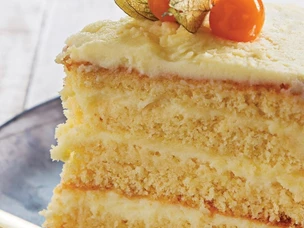 Bolo de aniversário de limão