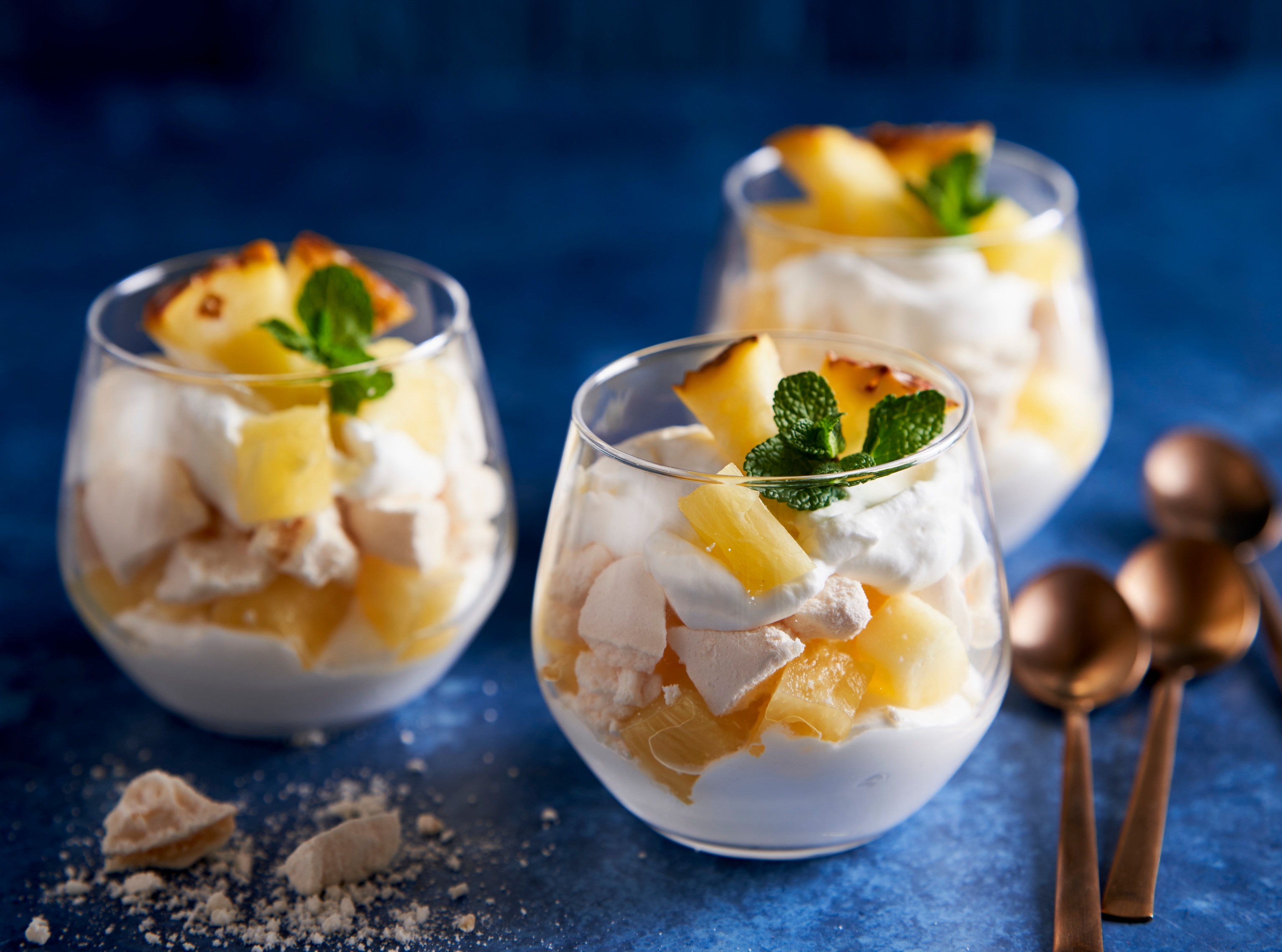 Sobremesa de Ananás dos Açores, Suspiro e Chantilly, produto final