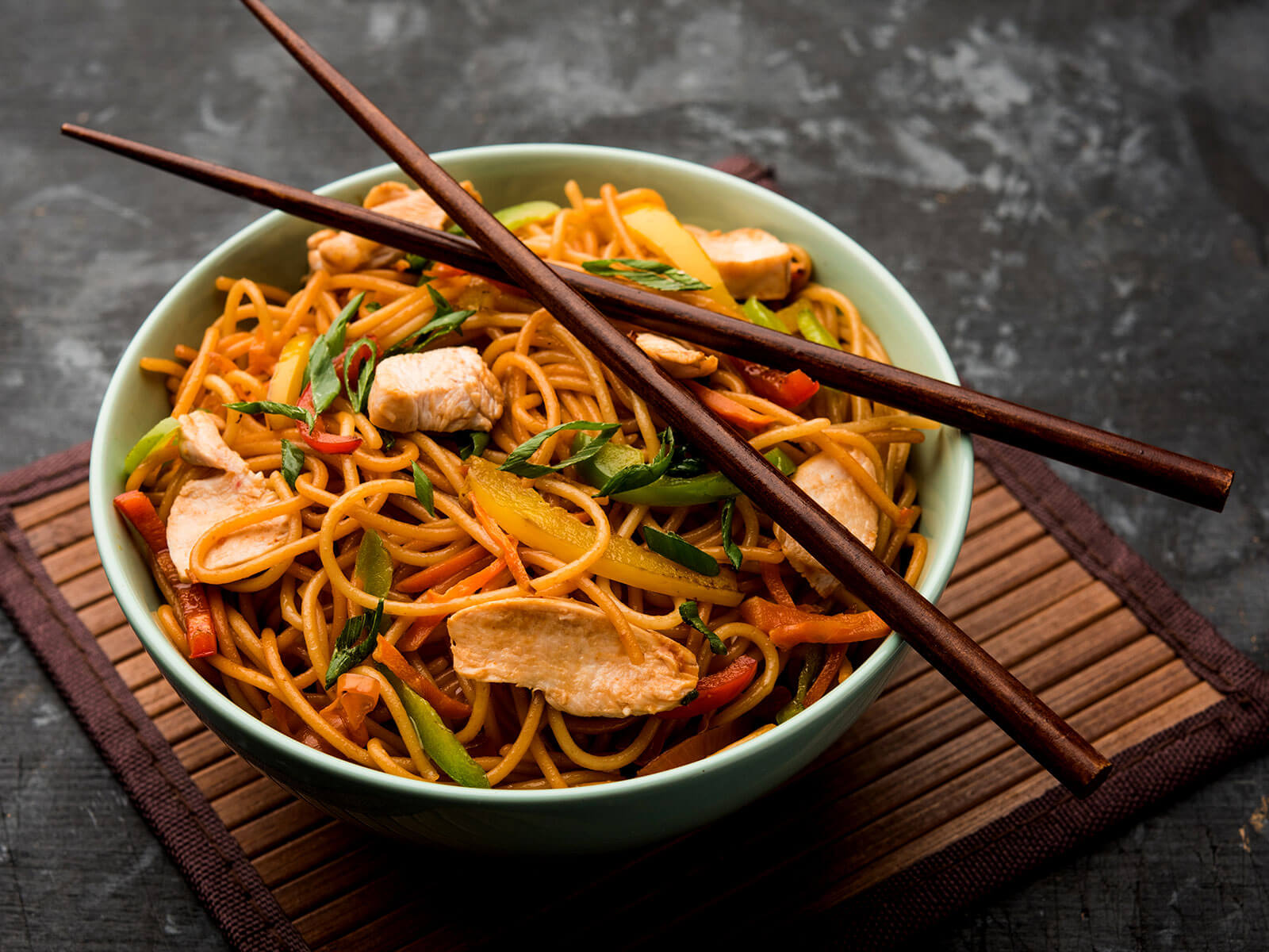 Noodles com Frango